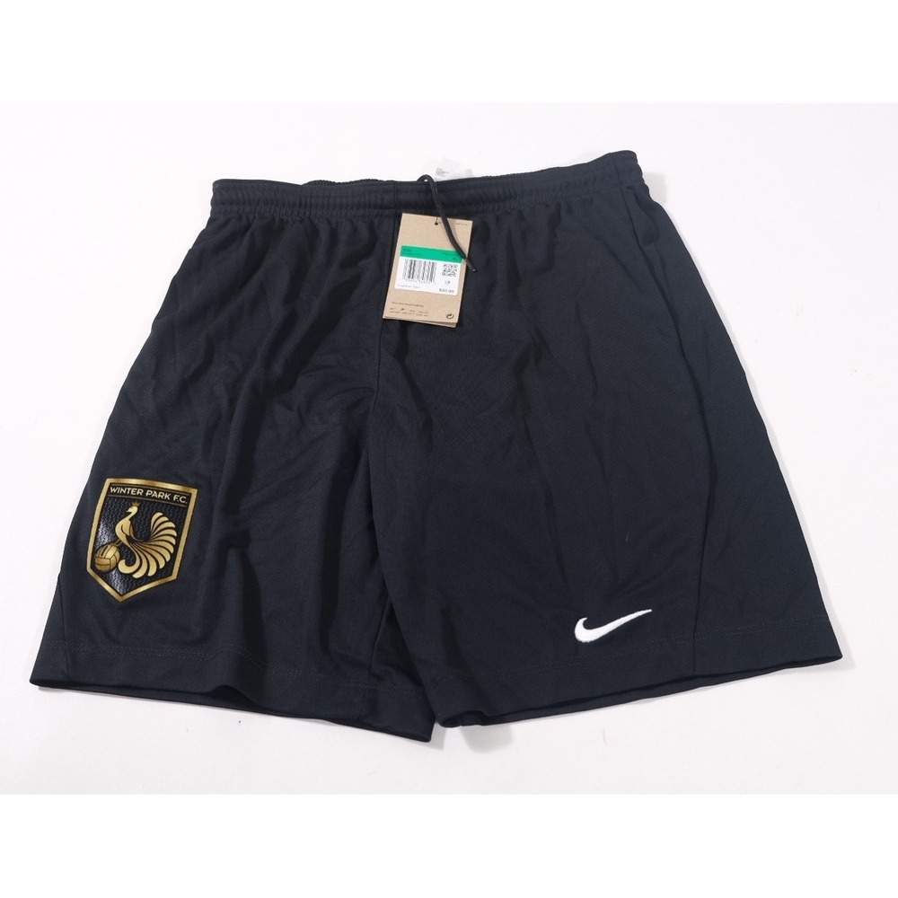 Nike Shorts Kids XL Black Winter Park FC Soccer BV6866-010 Athletic Performance